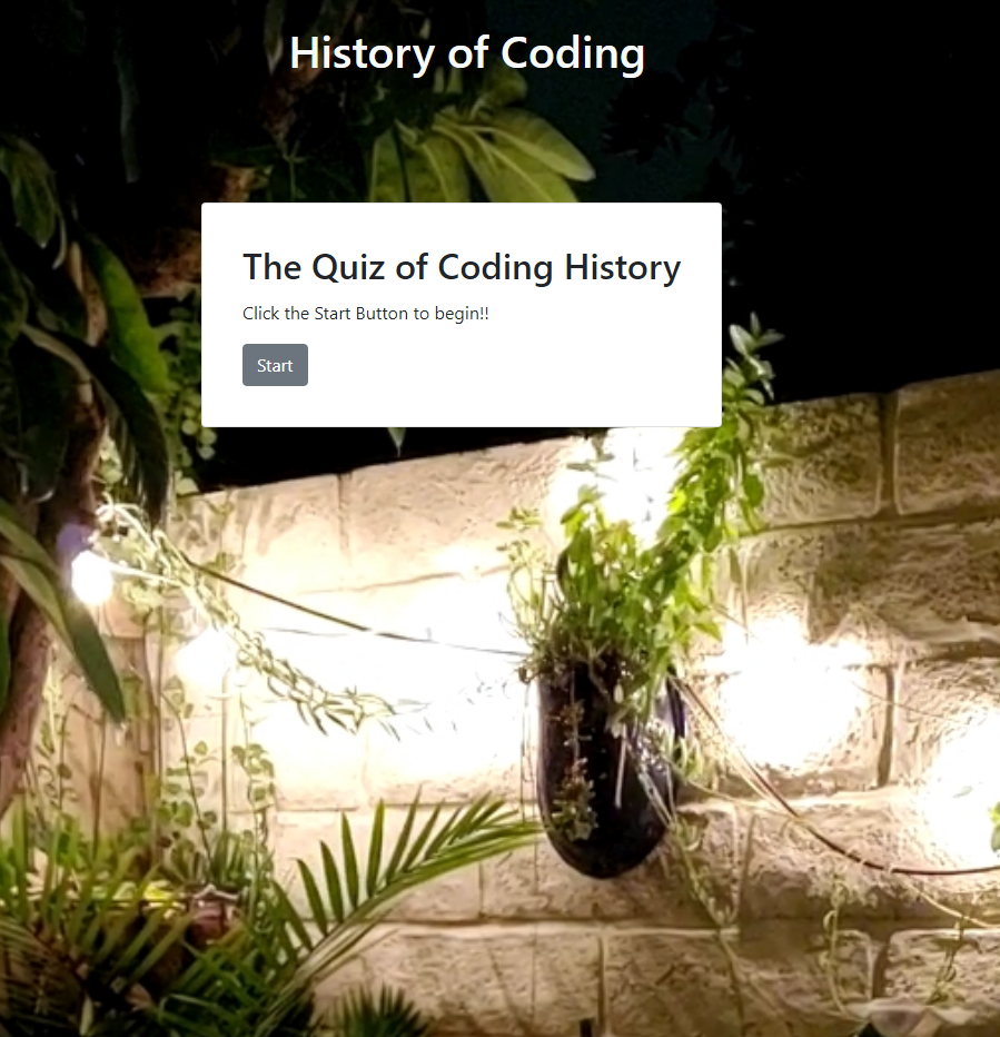 Code Quiz